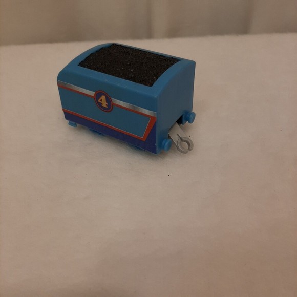 Thomas The Train 2015 Gullane Thomas Limited #4 Coal Car Blue Track Master - Picture 1 of 15